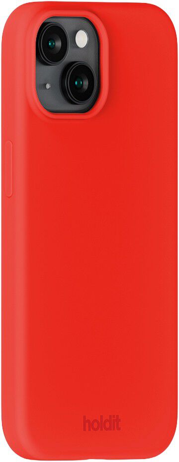 Silicone Case iPhone 15 Scarlet Red