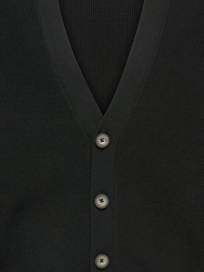 OSJALFI REG LS CARDIGAN KNIT