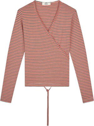 2x2 Cotton Stripe Susi LS Top