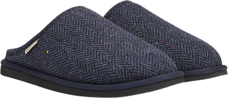 DARWIN WOOL - OPEN WOOL SLIPPERS WITH SHEARLING LINING