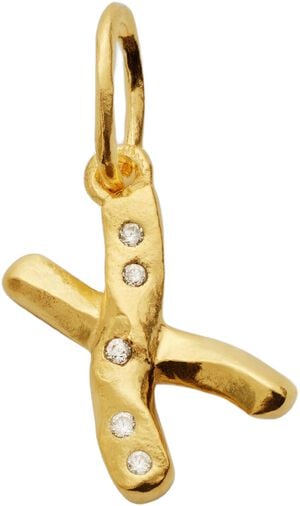 Alphabet Pendant Gold