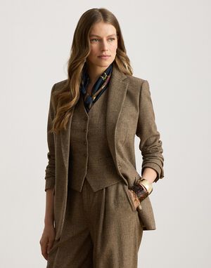 Y/D BRUSH WOOL SUIT-WVN-JACKET