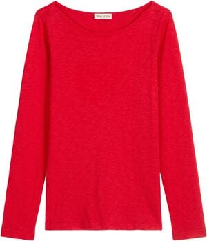 T-shirt, long sleeve, boat neck