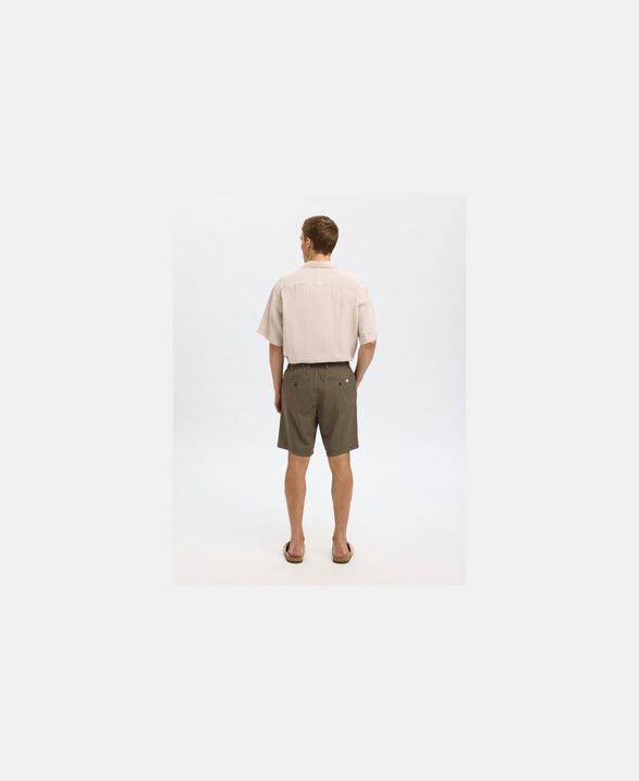 Slhregular-Brody Linen Bld Shorts Noos