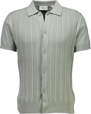 Knitted S/S cable cardigan