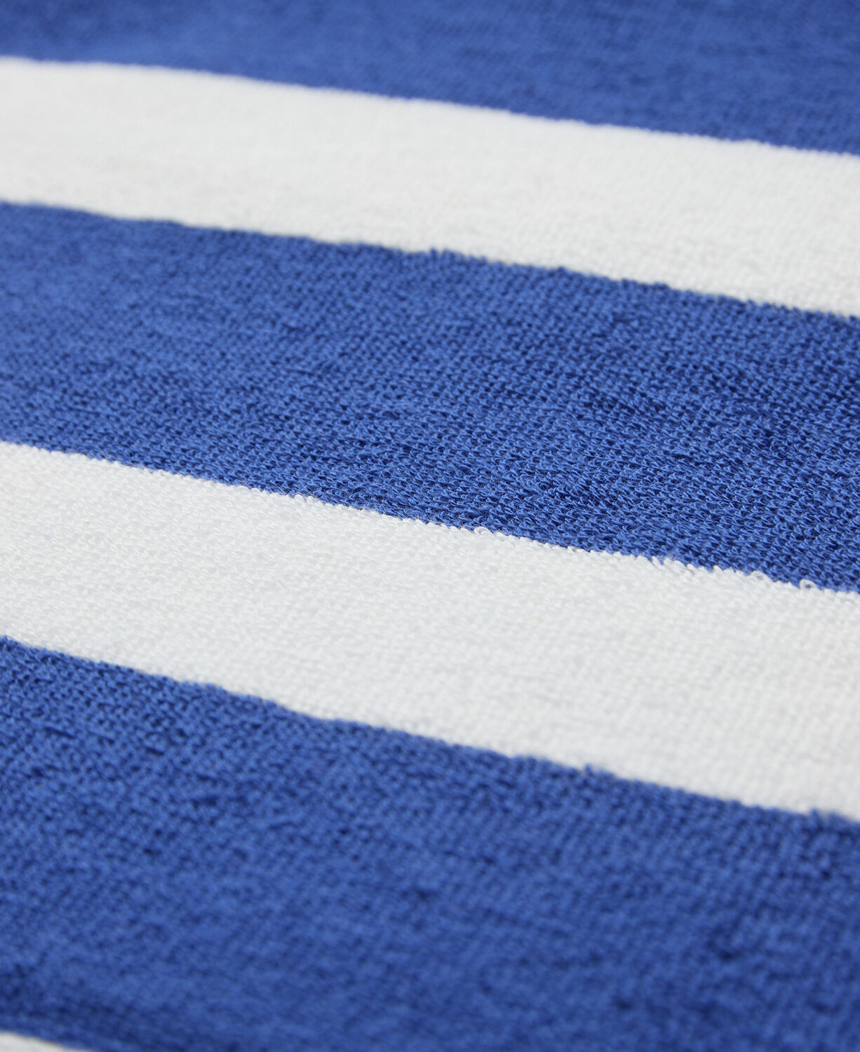 Beach towel 100x180 olympian blue/star white stripe GOTS