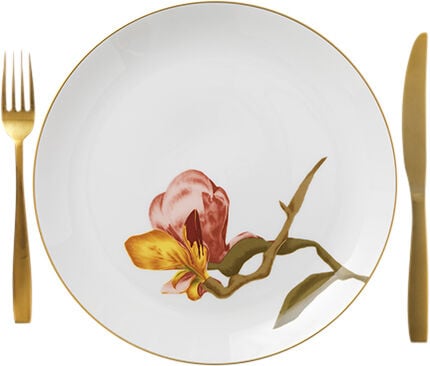 Flora 27 cm. tallerken - Magnolia