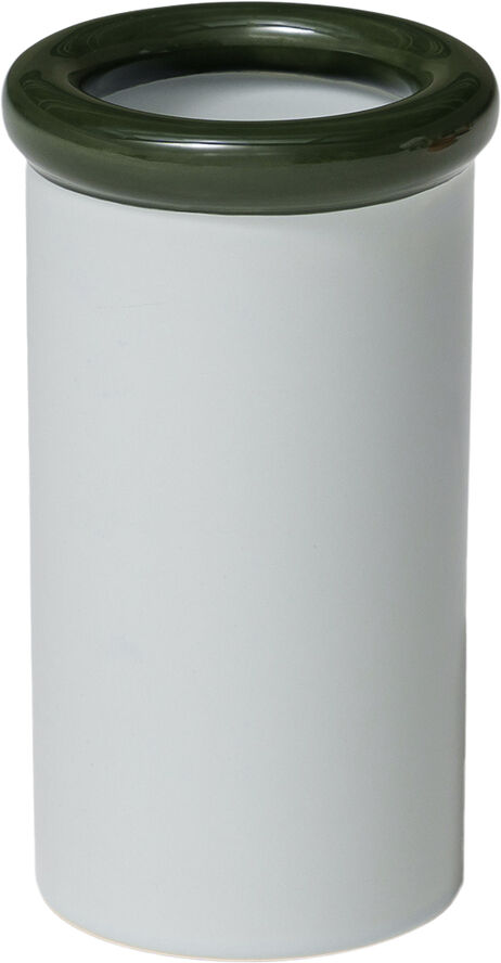 ROD Vase ceramic H215 x Ø123 Dark green/Light blue