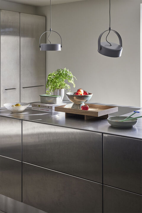 Amare Skrivebordsordner Small Sand/Grøn