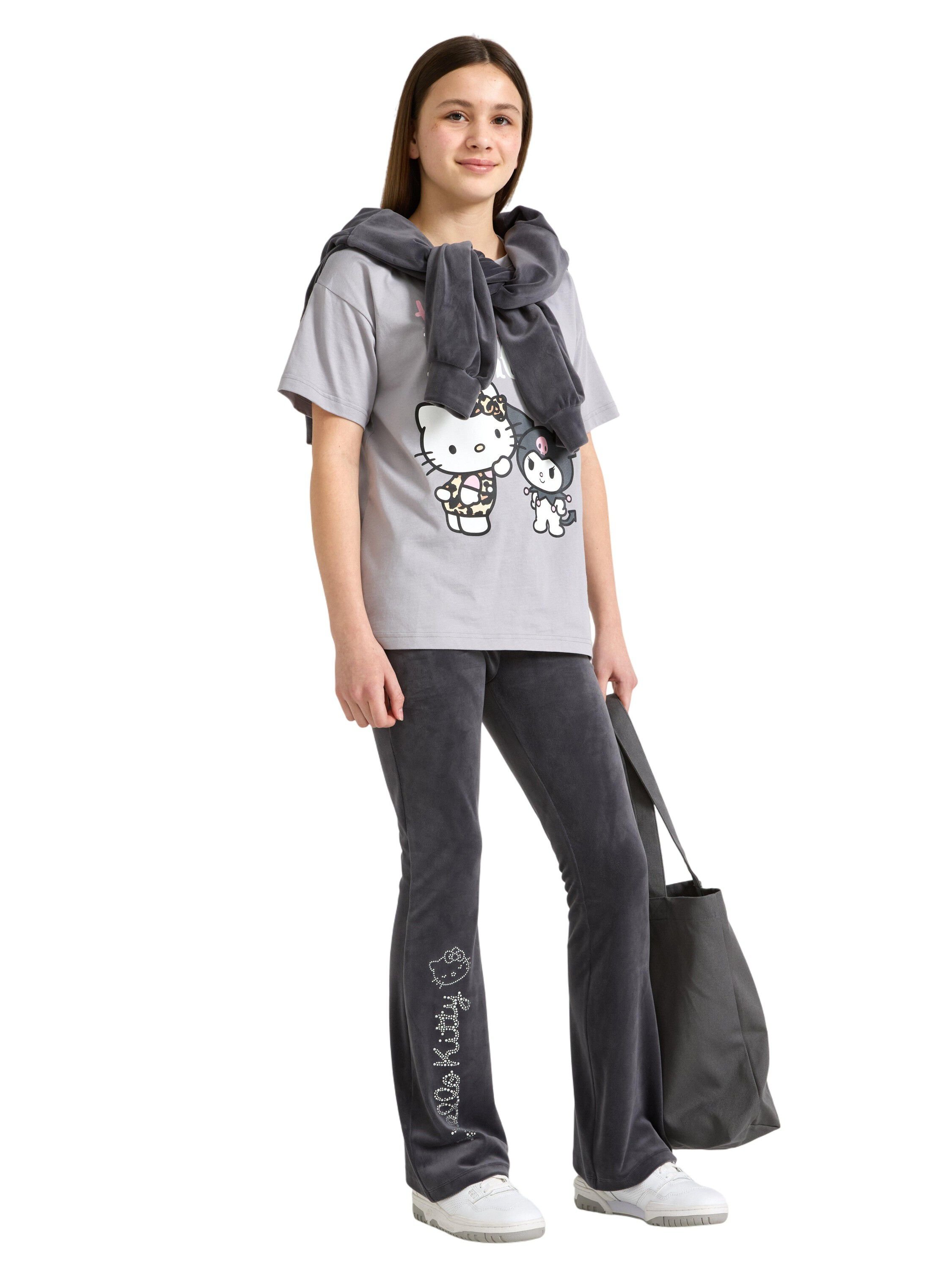 Utsv&auml;ngda byxor i mjuk velour med