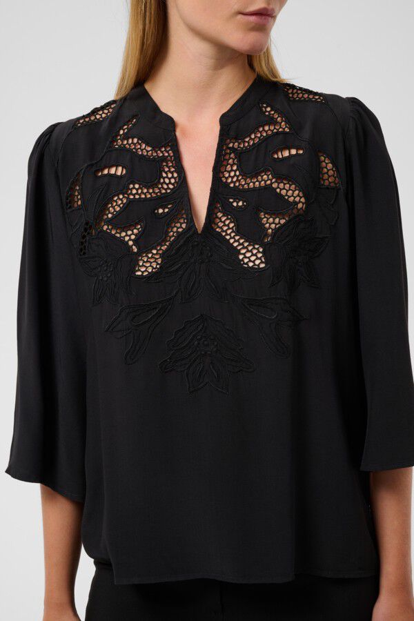 SLLantana Embroidery Blouse SS