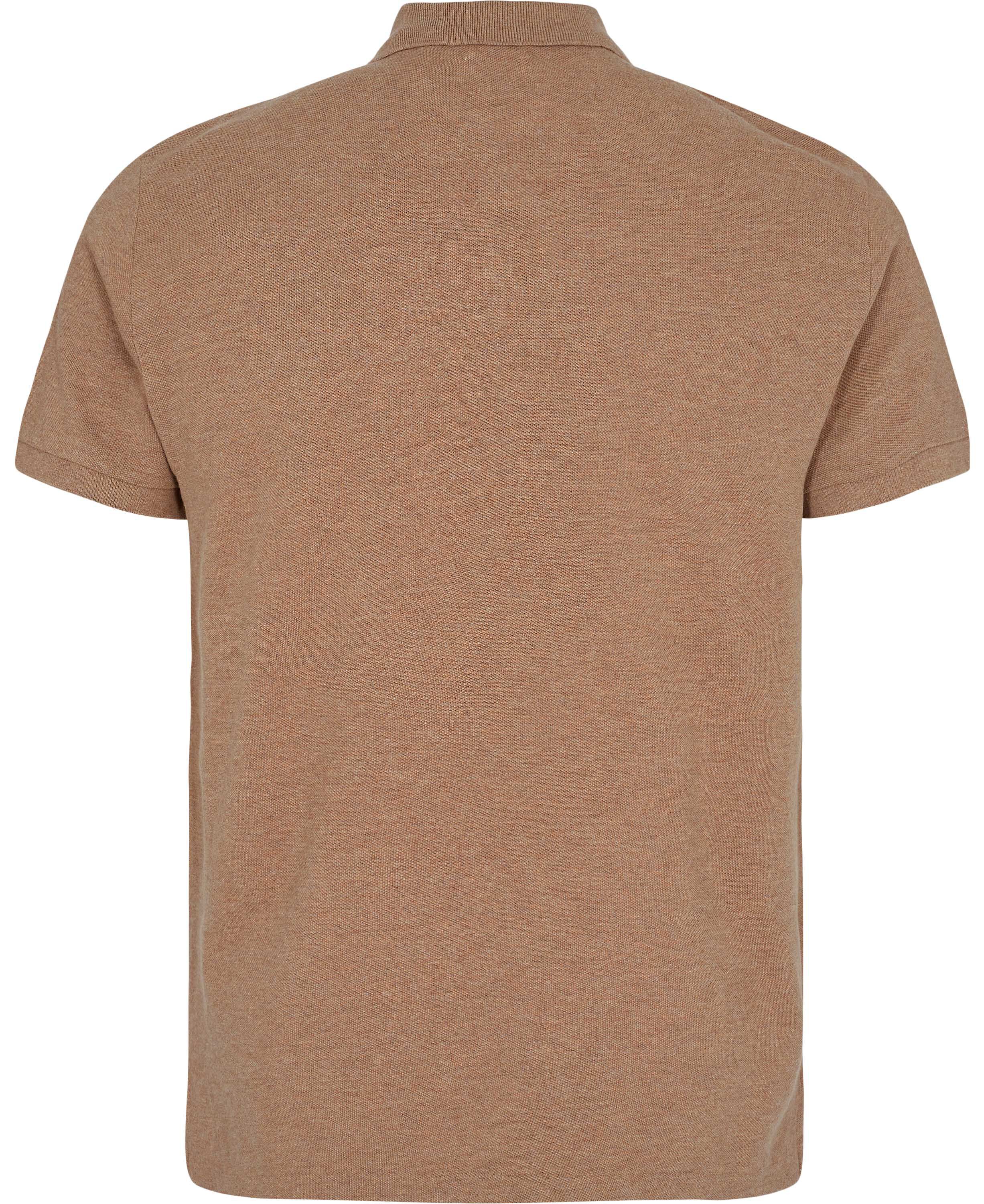 Custom Slim Fit Mesh Polo Shirt