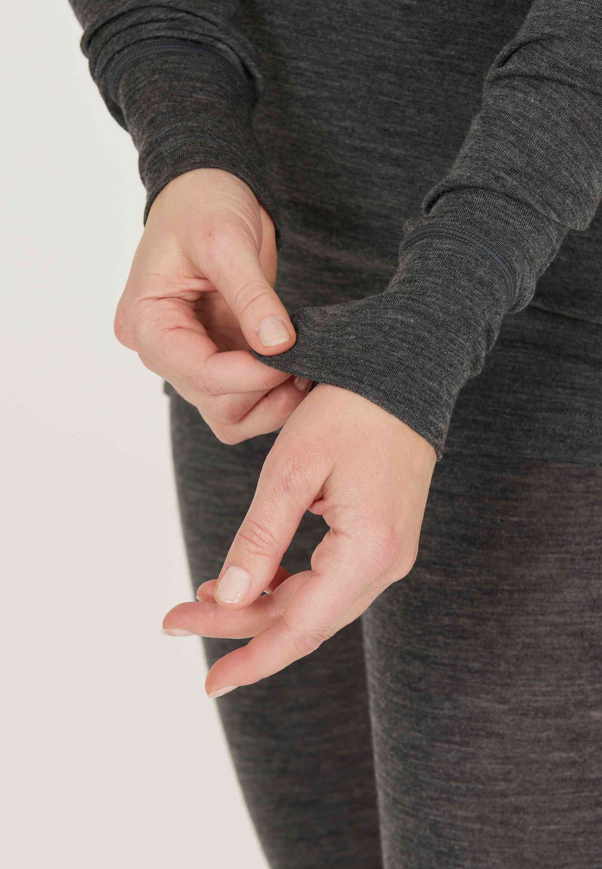 Asivik Hike Wool Crew uldundertr&oslash;je, dame