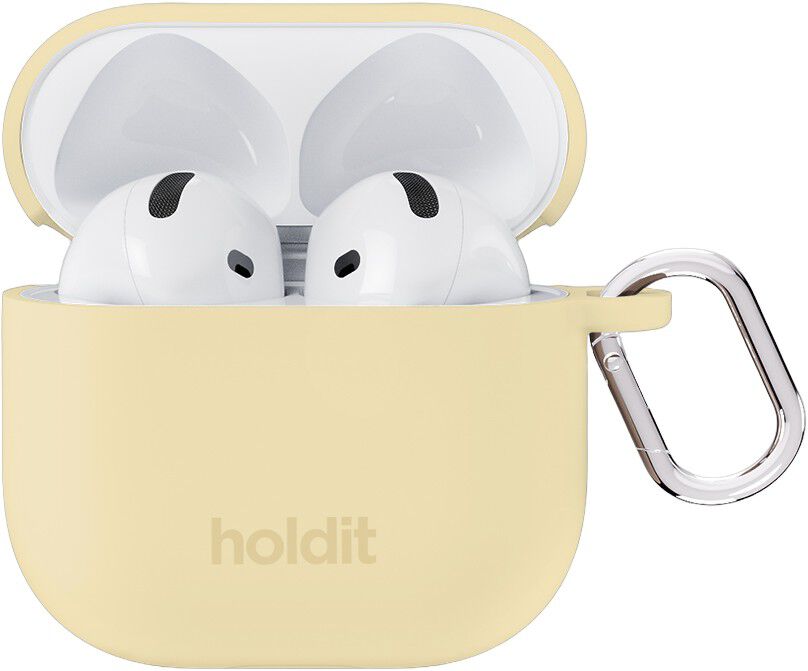 Silicone Case Solid AirPods 4 Butter Yellow