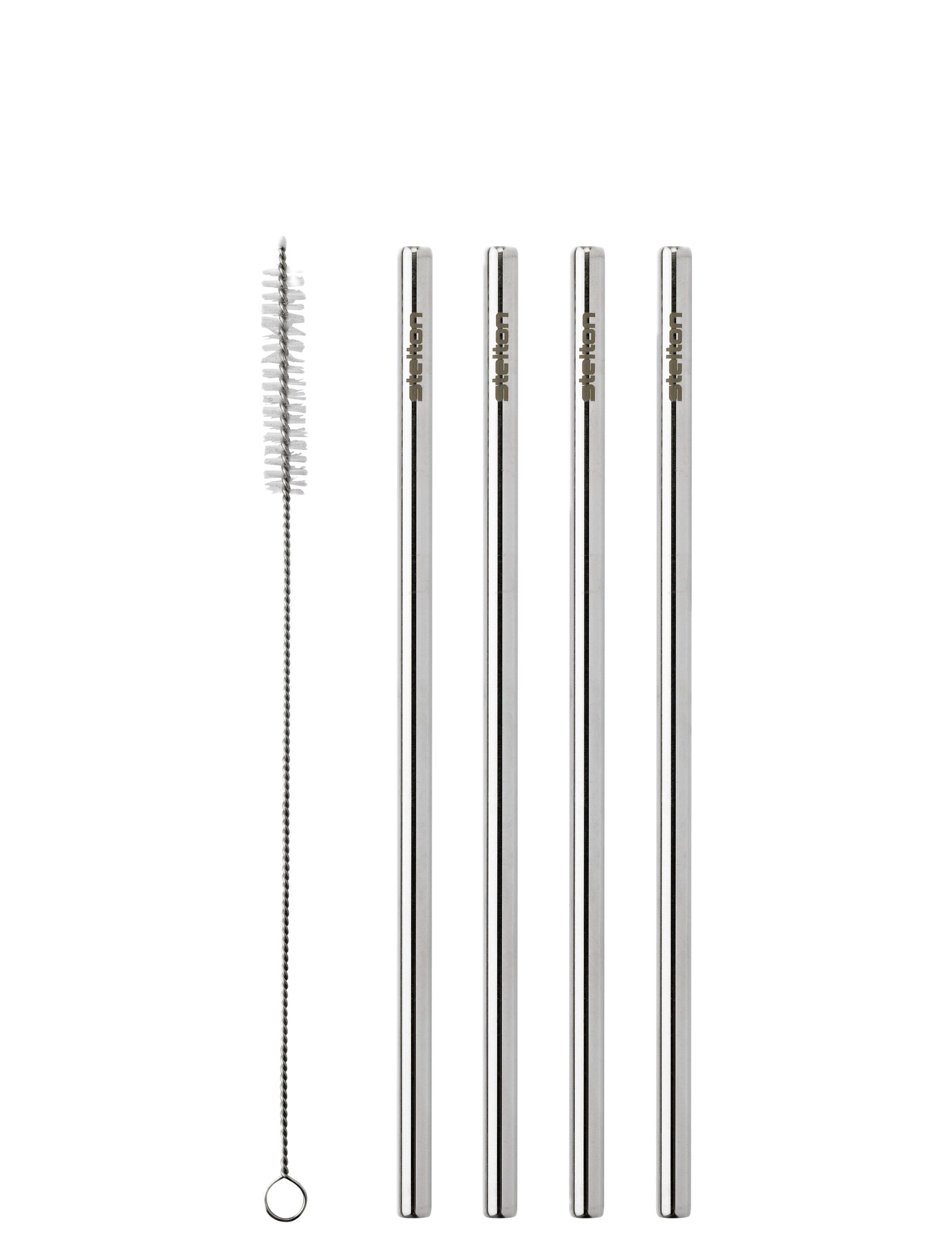 Stelton gjenbrukbart suger&oslash;r 4 Stk steel