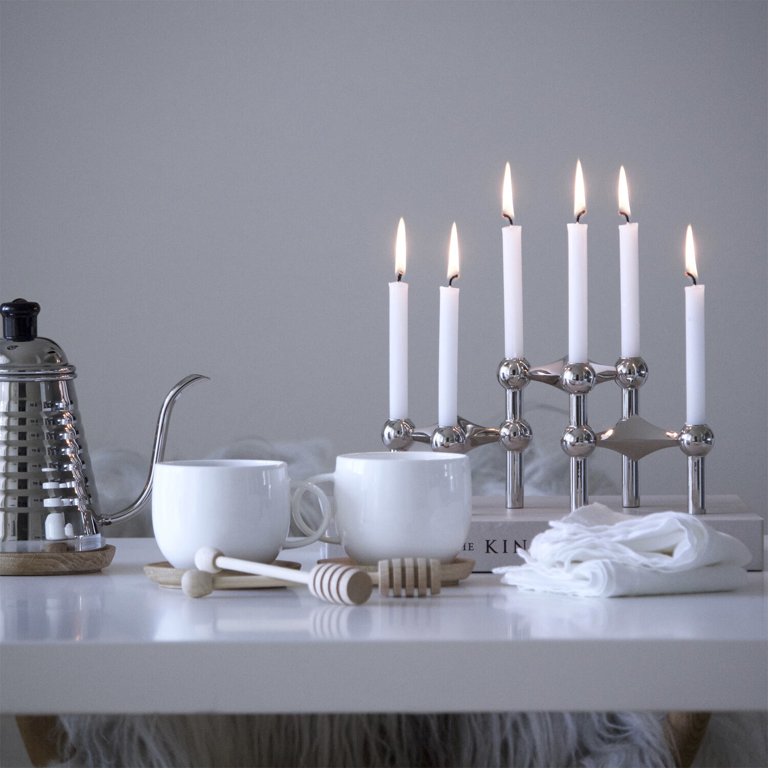 Kertelys til STOFF&reg; Nagel stage - 12 stk i gave&aelig;ske