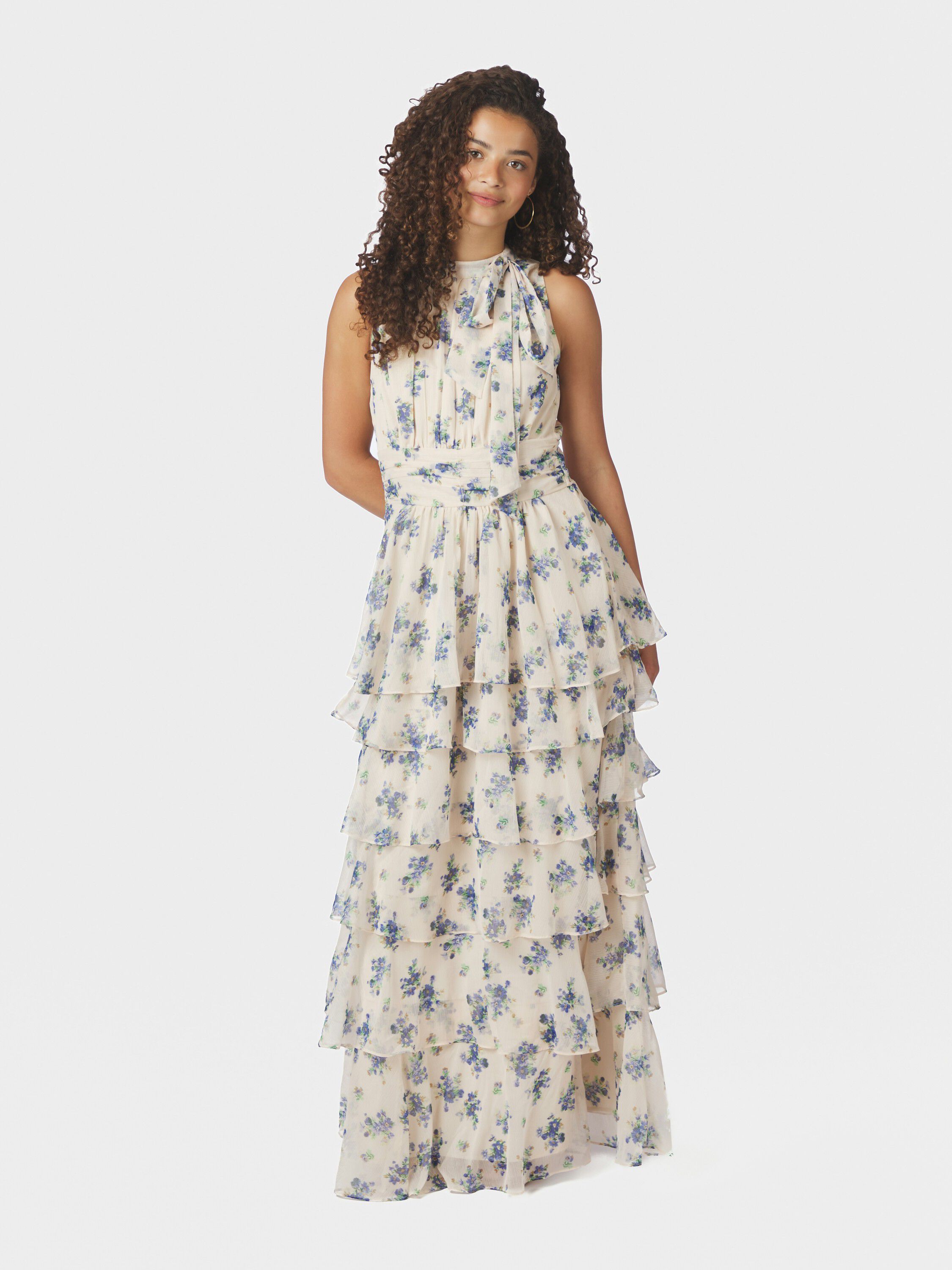 Marli fantastisk Chiffon Rose Kjole