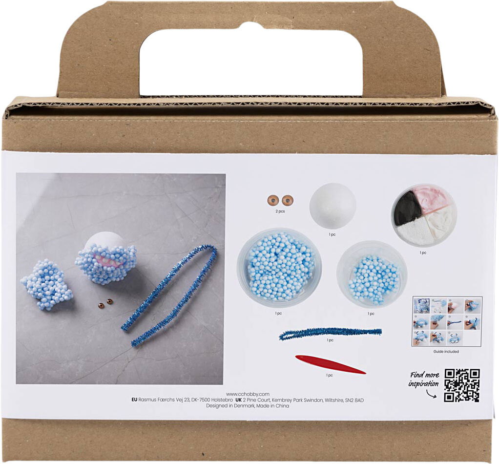 Mini DIY Kit Modellering, Monster Bobby