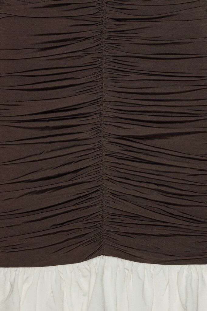 MINI RUCHED LS DRESS