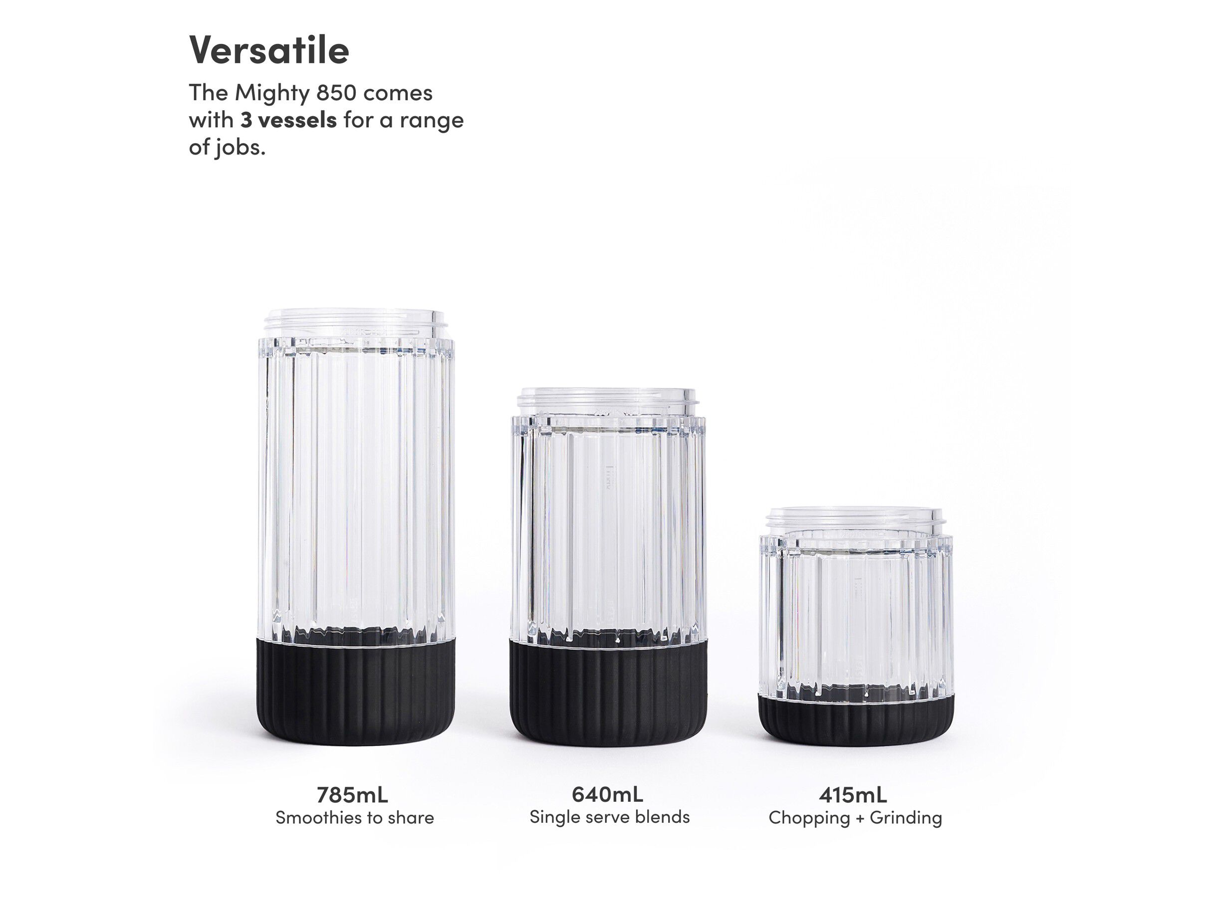 Blender Mighty Plus 850 Carbon black