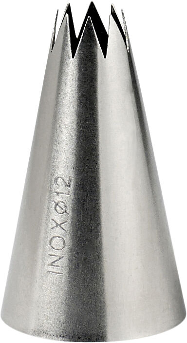 Stjernetylle 12 mm st&aring;l Blomst