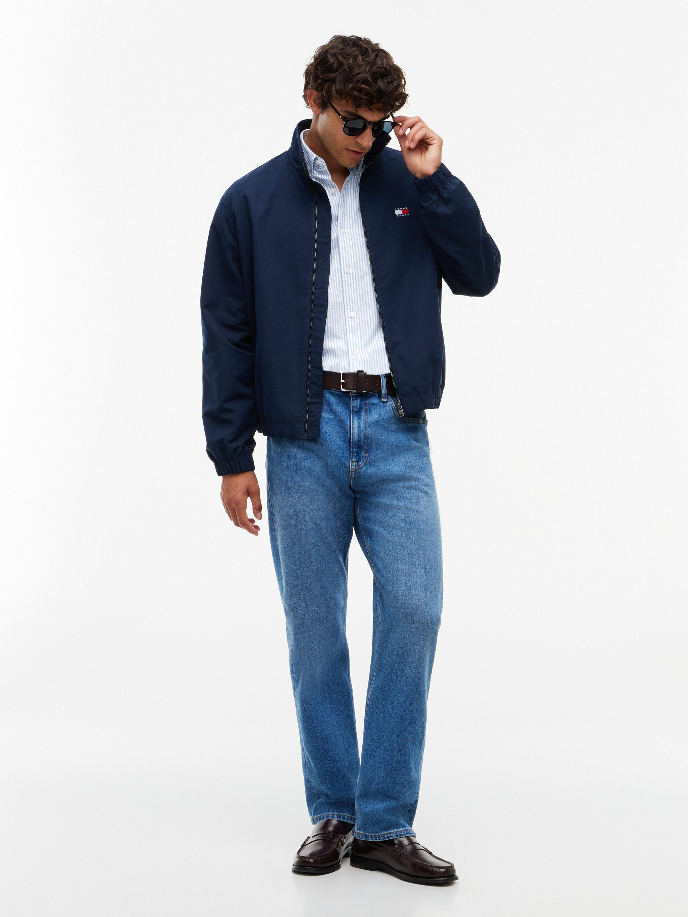TJM REG STRIPE OXFORD SHIRT EXT