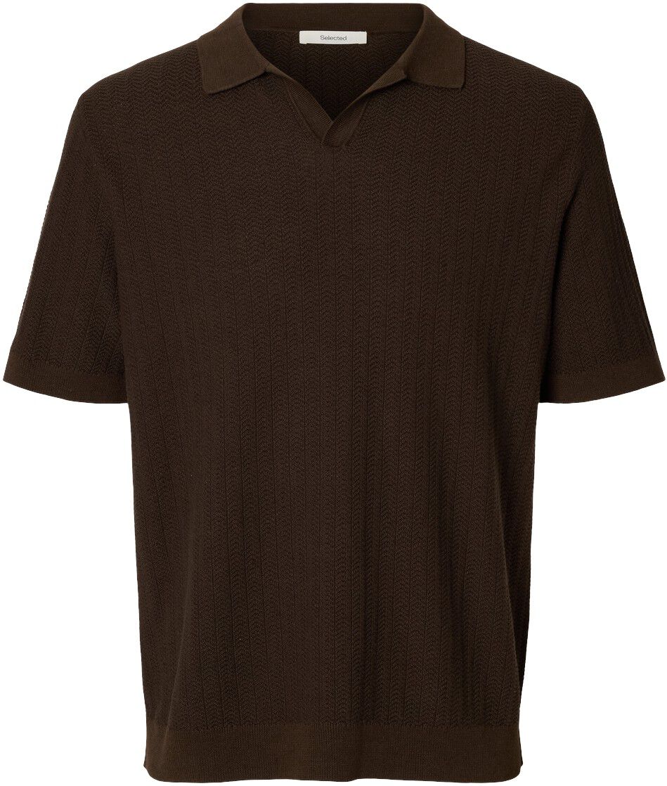 Slhmattis Ss Linen Blend Struc Polo Noos