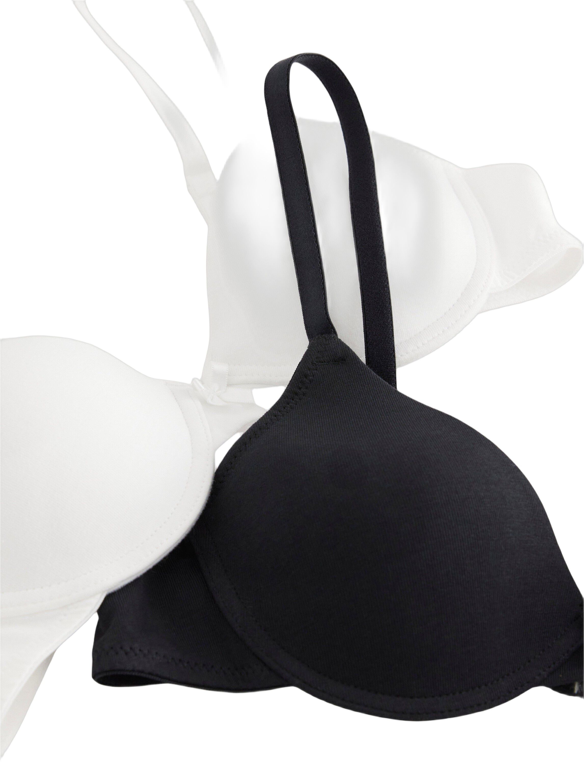 2-pakning t-skjorte-BH