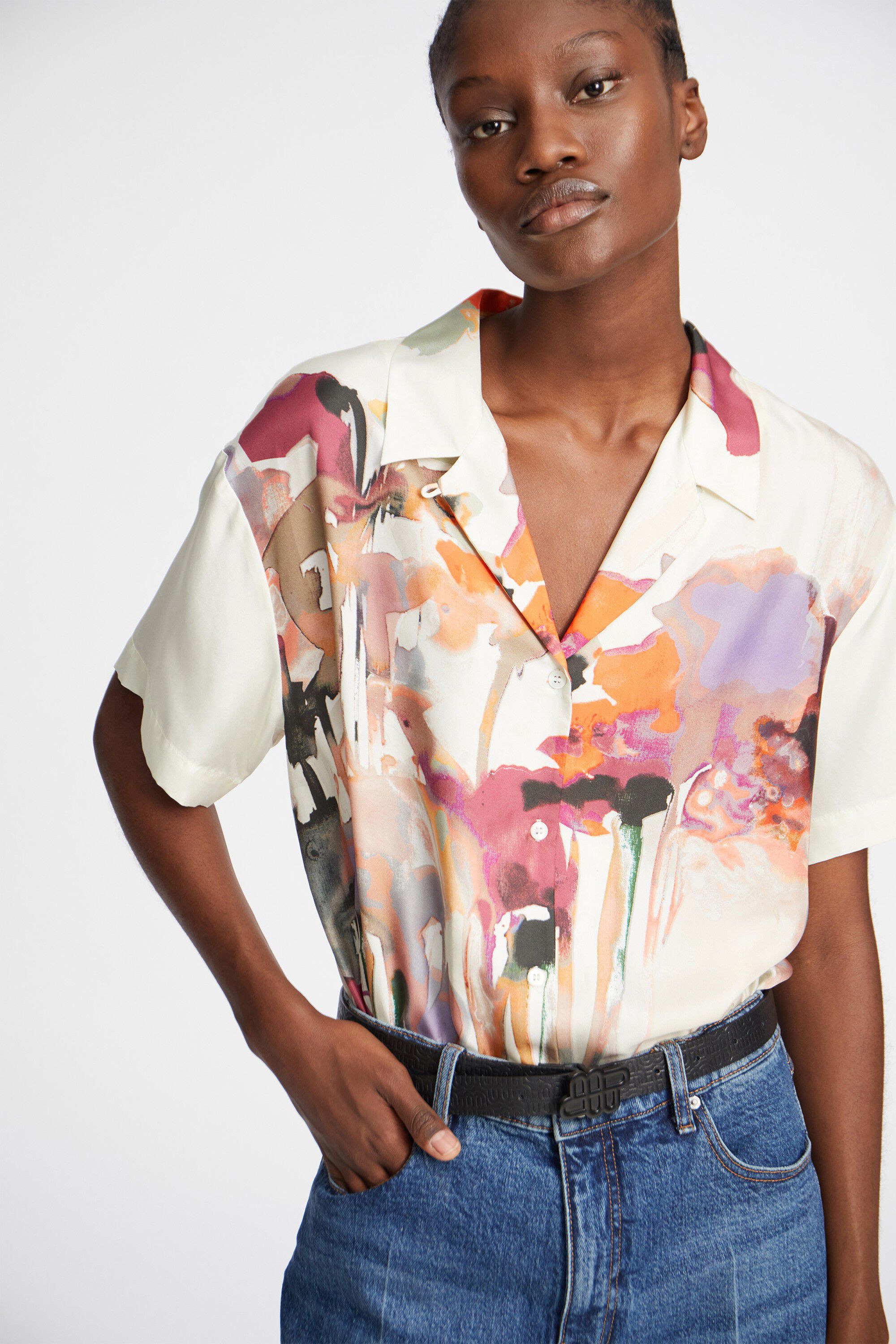 PIANE 100% Silk Shirt