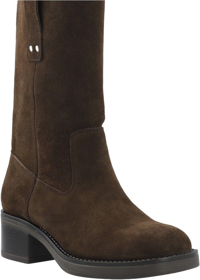 BIAMARY Mid Pull On Boot Suede