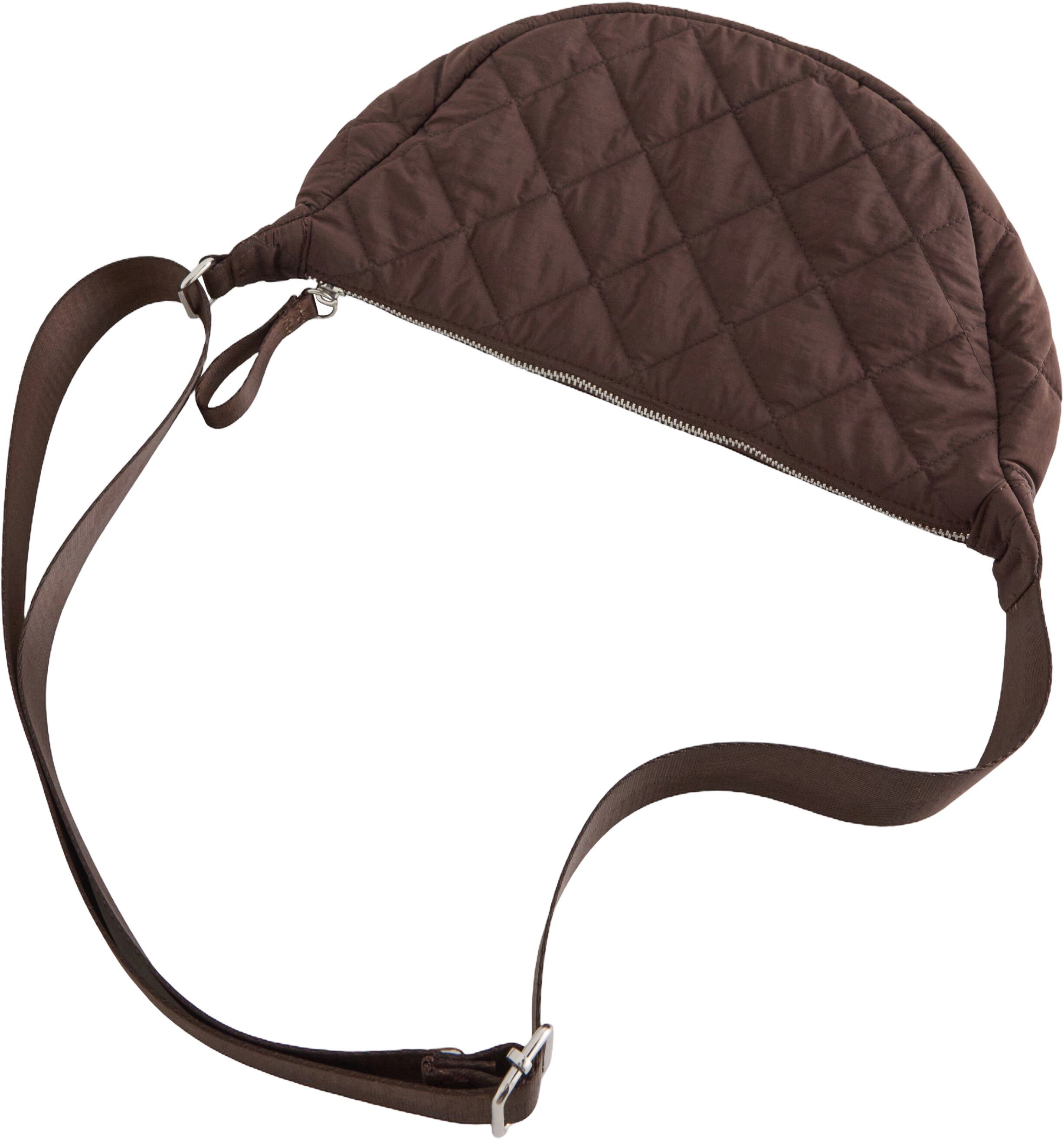 Lightly padded and quilted crossbod