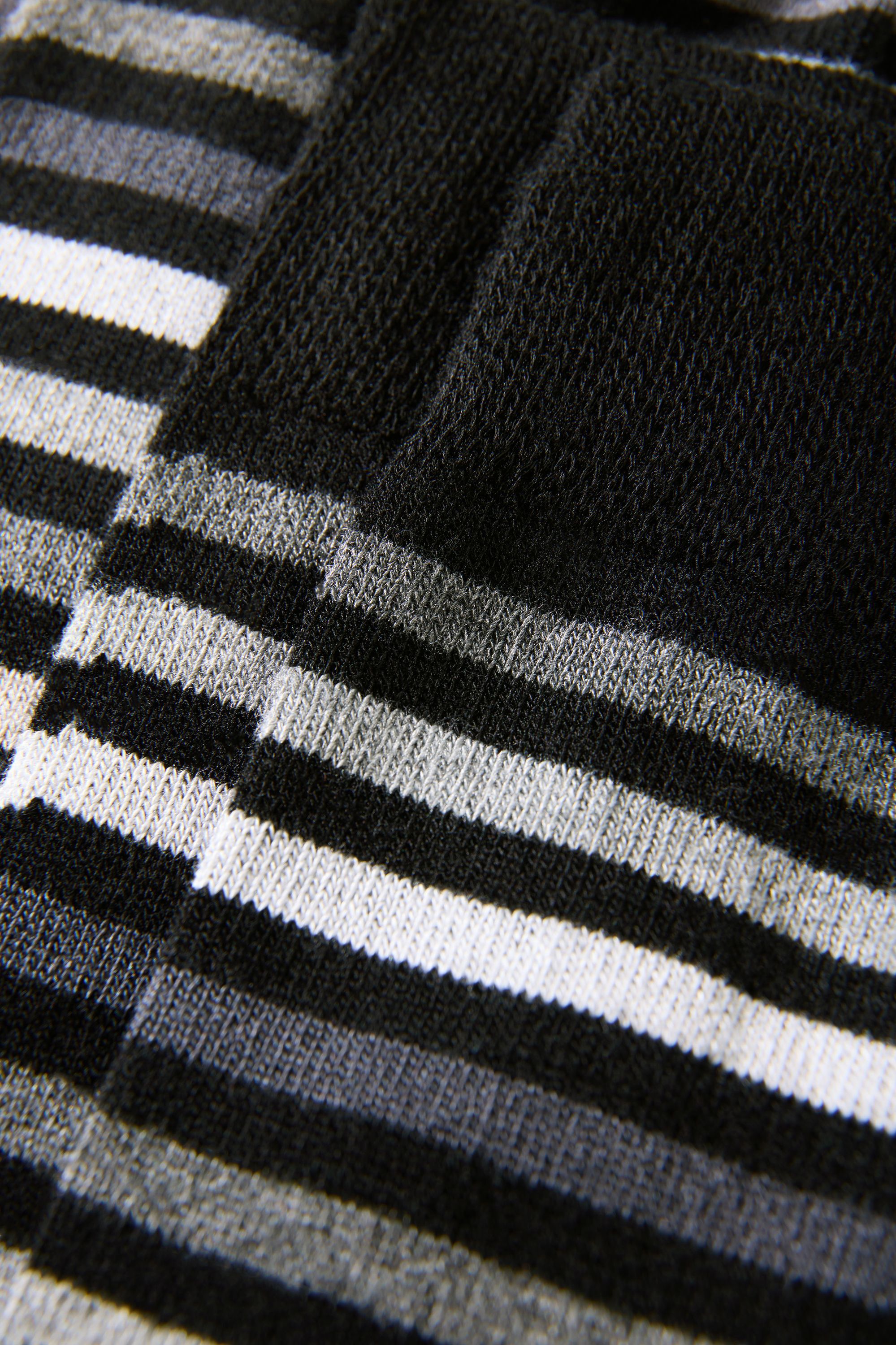 Striped bamboo sock