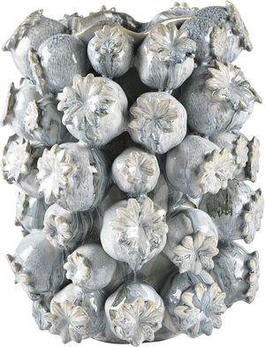 Vase/Blomsterpotte H29,5cm Ballad Blue Stentøy