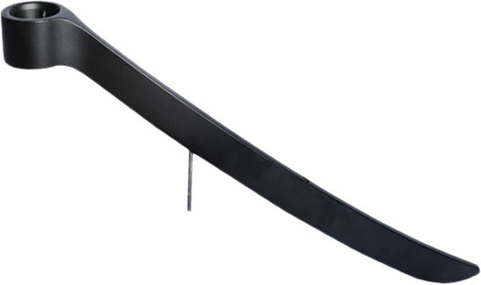 LIGHTARCH Candle Holder 1 arm Taper, Matte Black 28 x 17 CM