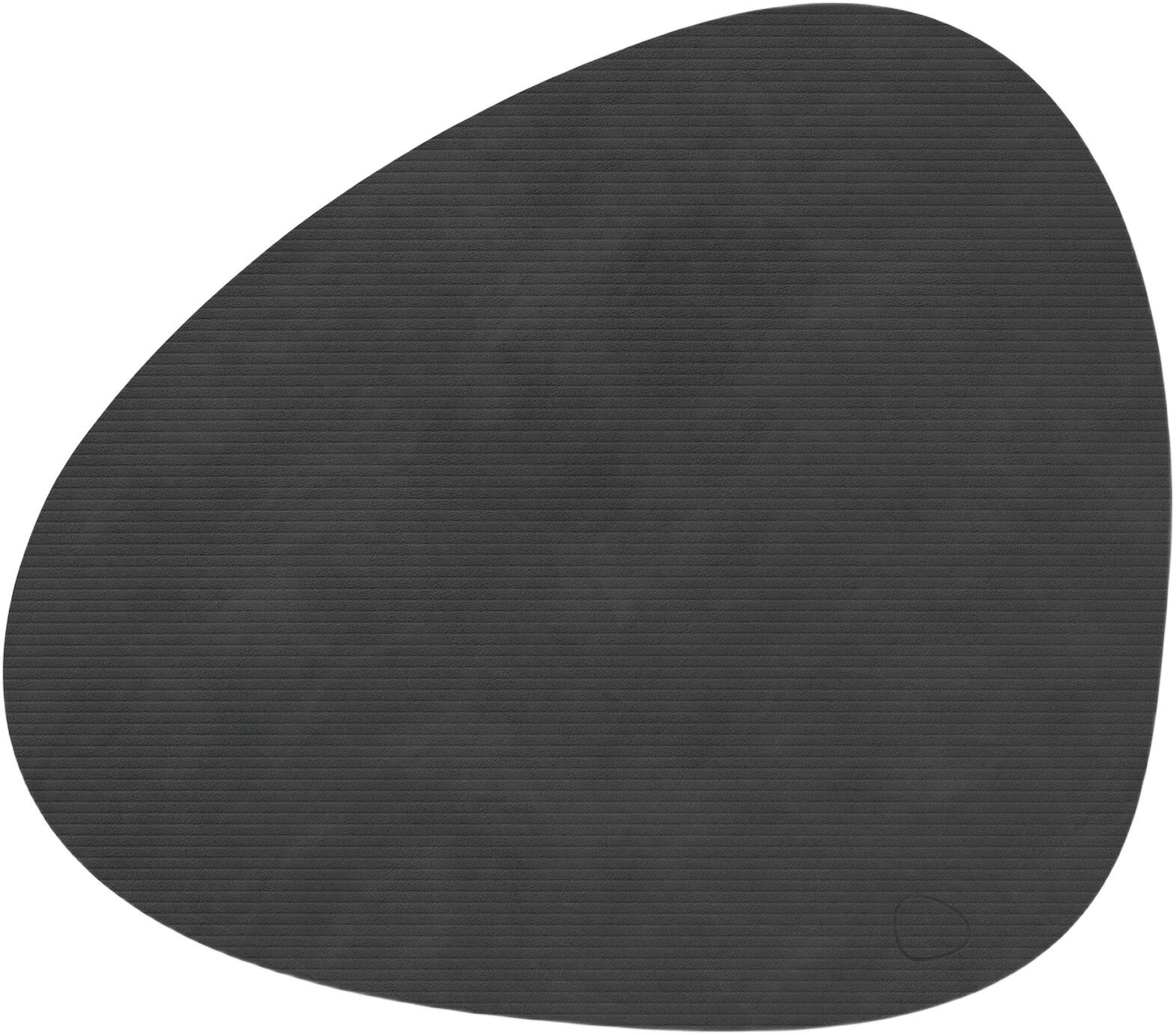 Table Mat Curve L Corduroy Black