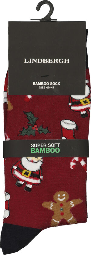 Christmas bamboo sock
