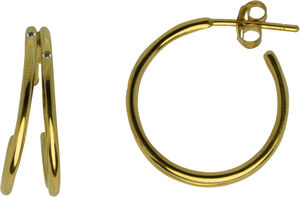 Classic Aya øreringe. Diameter: 20 mm