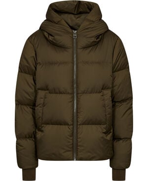 Jacket, with hood, down filled, sid
