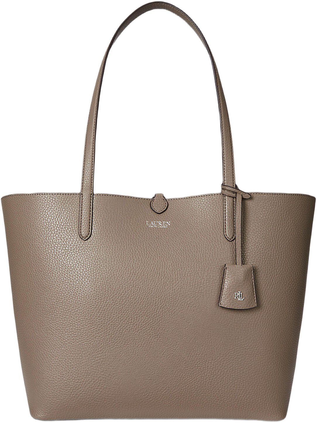 Faux-Leather Large Reversible Tote Bag