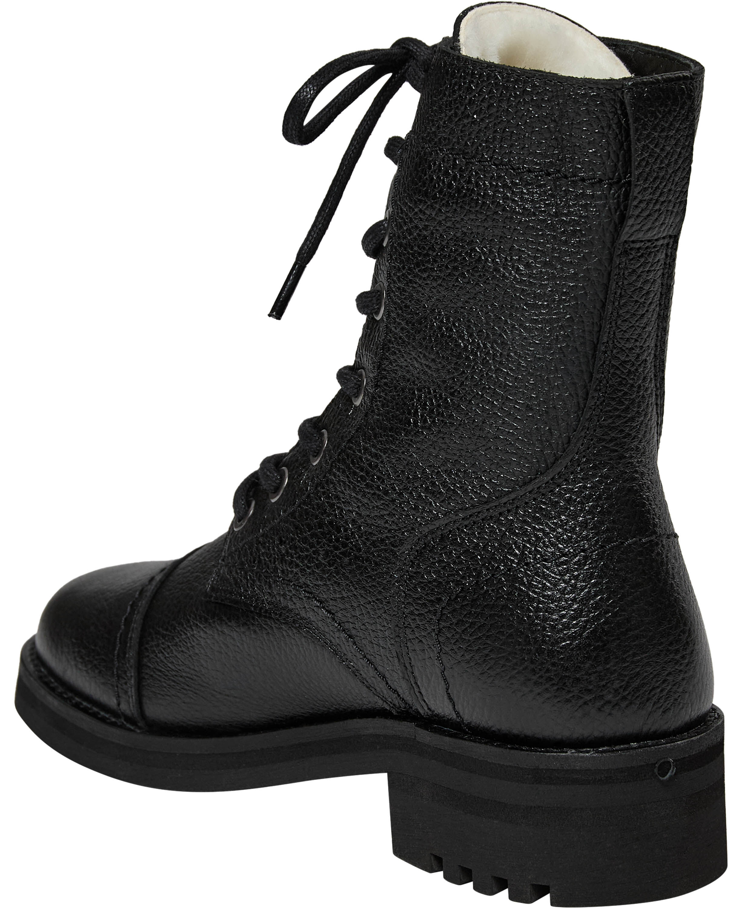 Army boot - Grained calf, Black