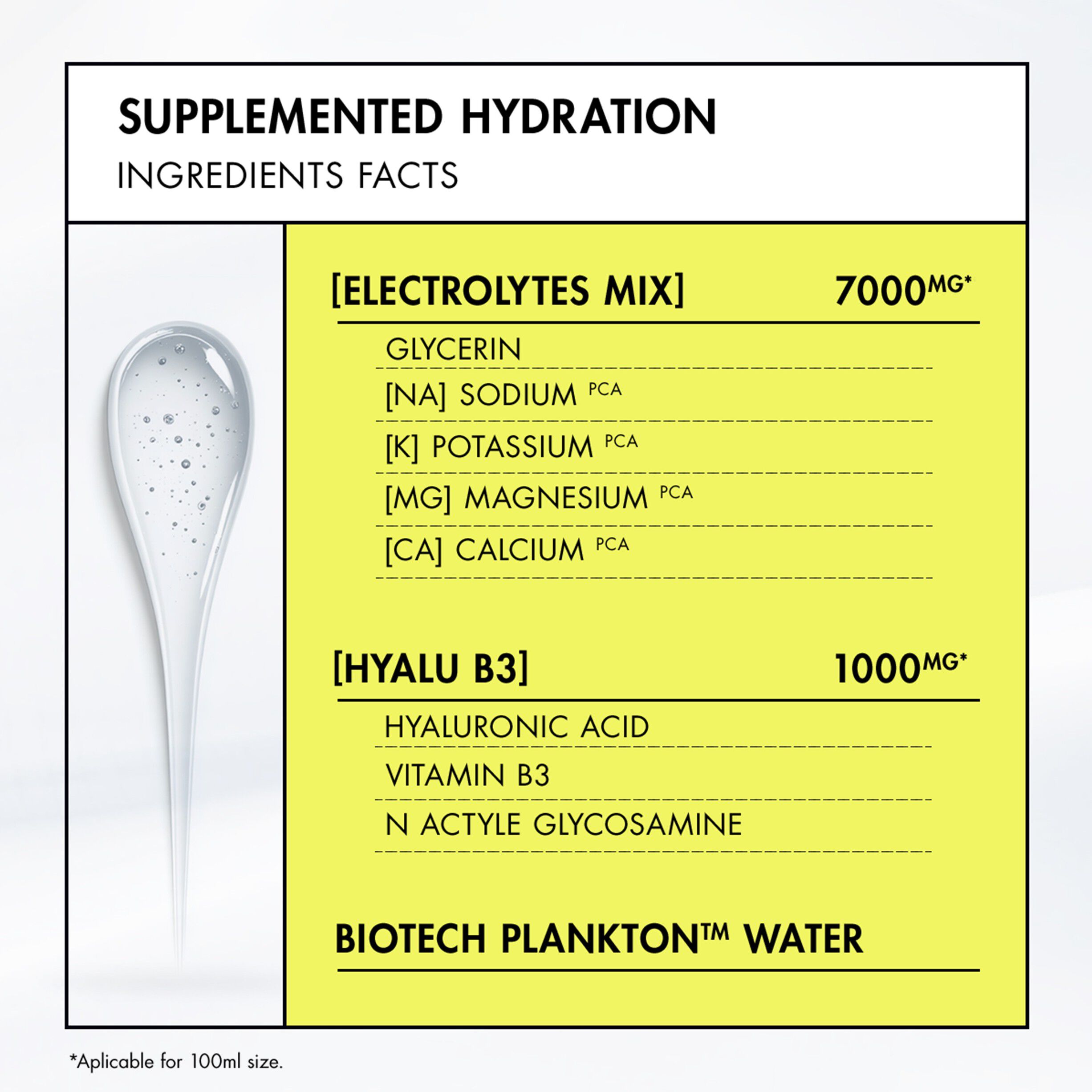 Aquasource+ Electrolyte Dewy Gel 100H
