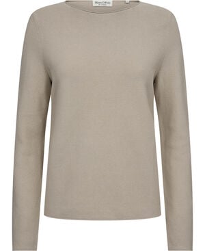 Pullover, longsleeve, boat neck