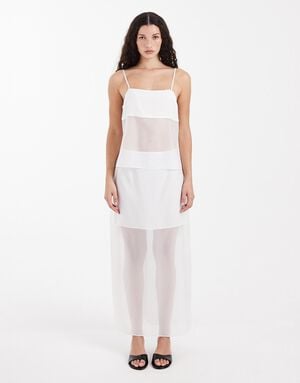 TSHELENA SHEER MAXI SKIRT WVN