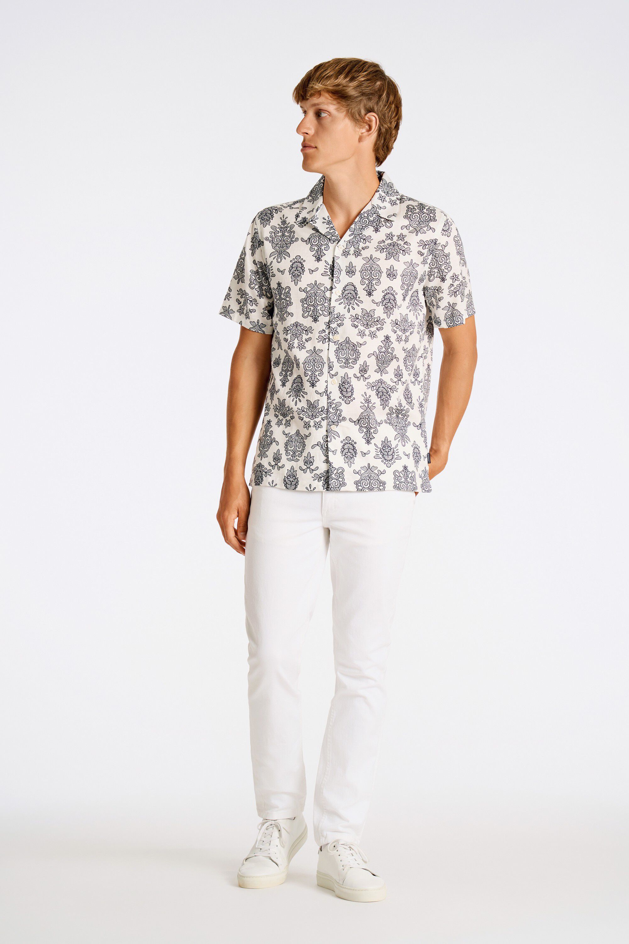 Cotton/Lyocel AOP shirt S/S