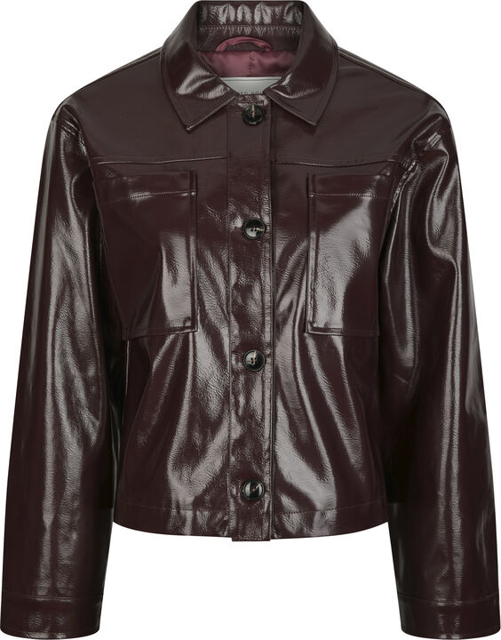 Emilia Patent Jacket