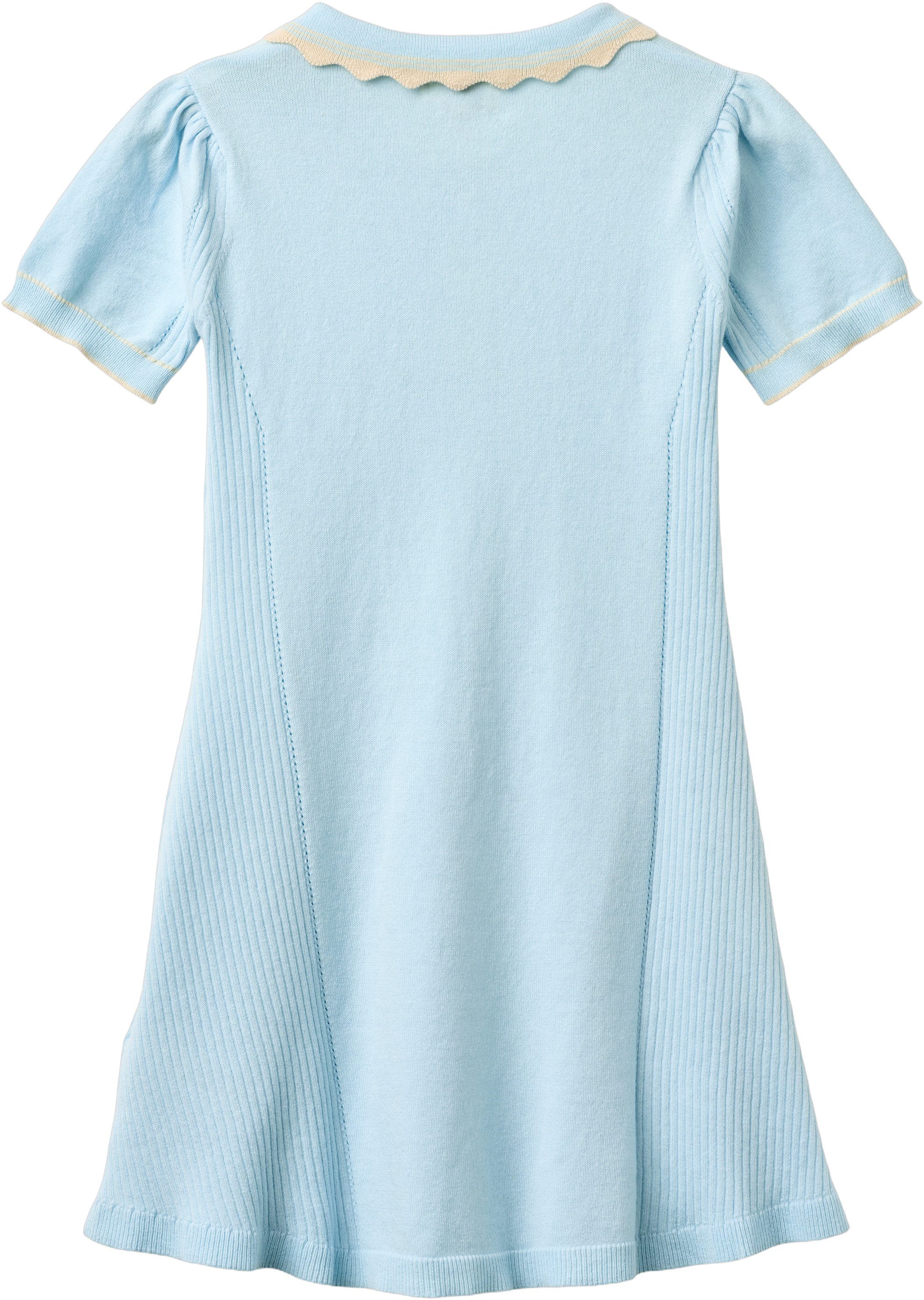 KNITTED PEPLUM DRESS