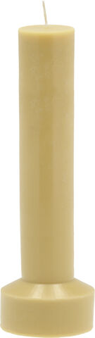 Kubbelys Hvils D8 x 23 cm Dusty Yellow Parafin/Stearin