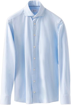 Light Blue Four-Way Stretch Shirt - Slim Fit