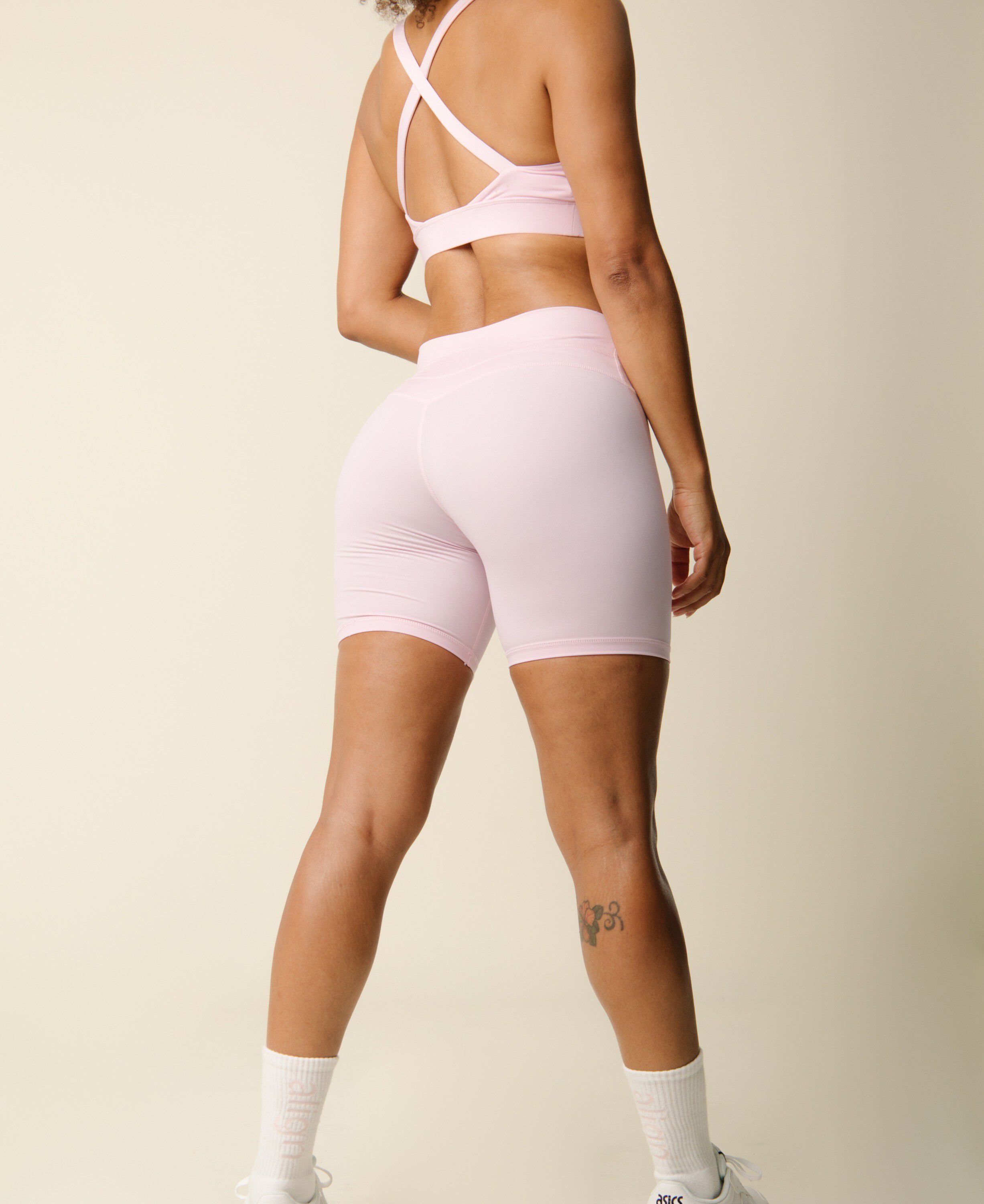 Cartel x Align by Blume support shorts (brushed) - Blush