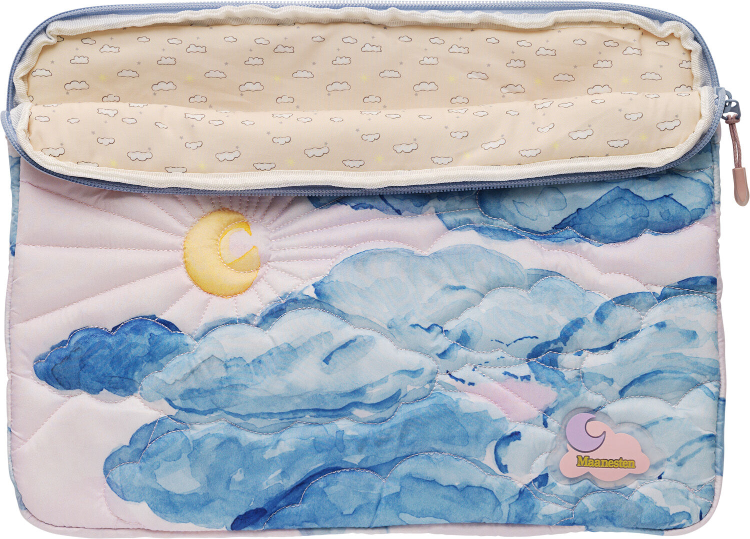 Computer Sleeve Moon and Stars Rose